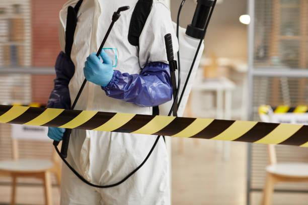 Professional Biohazard Cleanup technician working in Bel Alton, MD